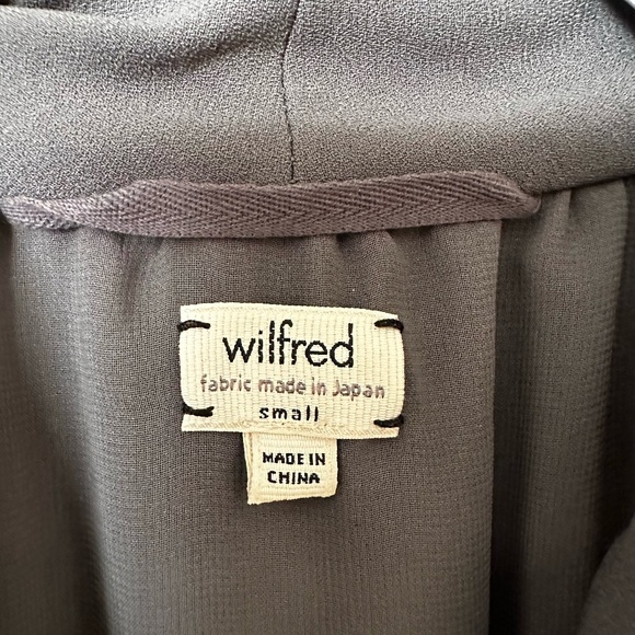 Aritzia Wilfred Sabine Dress Dark Grey - S - Picture 3 of 6